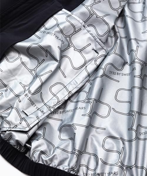 30%OFFBACK SILVER METALLIC PRINT ZIP JACKETMEN'S