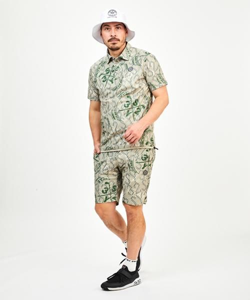 RECYCLE BIG CROSS GRAPHIC KANOKO POLO|MEN'S - 【公式】SY32 RECYCLE BIG CROSS GRAPHIC KANOKO POLO|MEN'S - 【公式】SY32