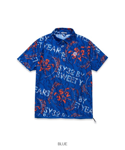 RECYCLE BIG CROSS GRAPHIC KANOKO POLO｜MEN'S - 【公式】SY32 by 