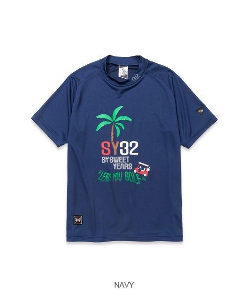 <img class='new_mark_img1' src='https://img.shop-pro.jp/img/new/icons20.gif' style='border:none;display:inline;margin:0px;padding:0px;width:auto;' />30%OFFPALM PRINT MOCK NECKMEN'S