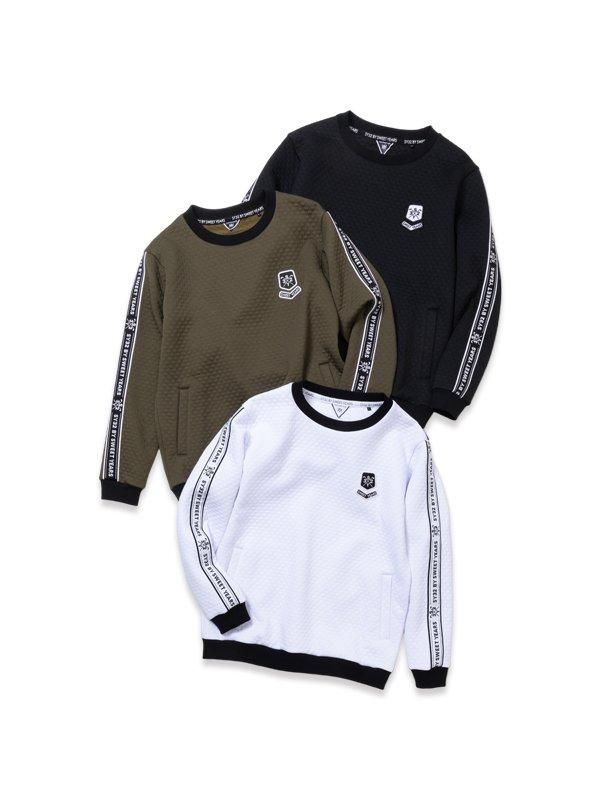 TRIANGLE JACQUARD KNIT CREWMEN'S