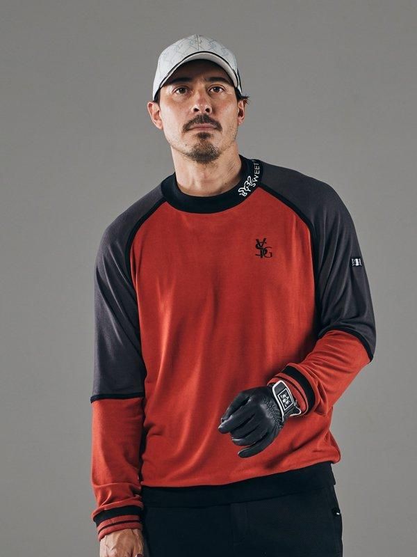 【sakura】  ゴルフ セーター LL SAKURA WARM COL PANEL MOCK｜MEN'S - 【公式】SY32 by SWEET YEARS
