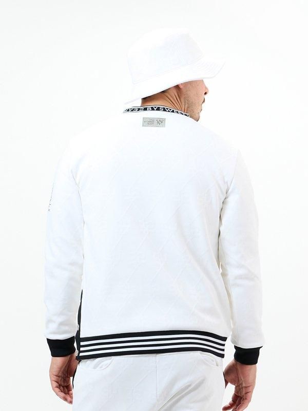 SY32白　サイズXL BONDING JAQUARD CREW NECK BONDING SYG JAQUARD CREW NECK｜MEN'S - 【公式】SY32 by SWEET