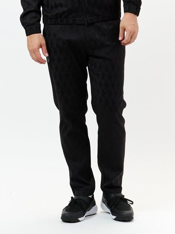 SY32黒XLサイズJACQUARD STRETCH WOVEN PANT
