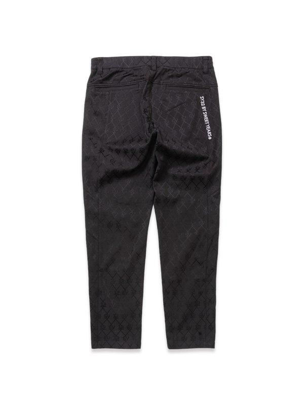 SYG JACQUARD STRETCH WOVEN PANTSMEN'S