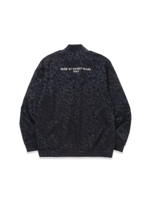 24SS新品 未使用 SY32 スイートイヤーズ ブルゾン XL黒 大きいサイズ SATIN CAMO JACQUARD MOCK|MEN'S - 【公式】SY32 by SWEET