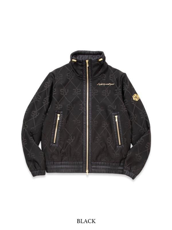 SY32黒 サイズ XL JACQUARD 奪い合っ STRETCH WOVEN JK