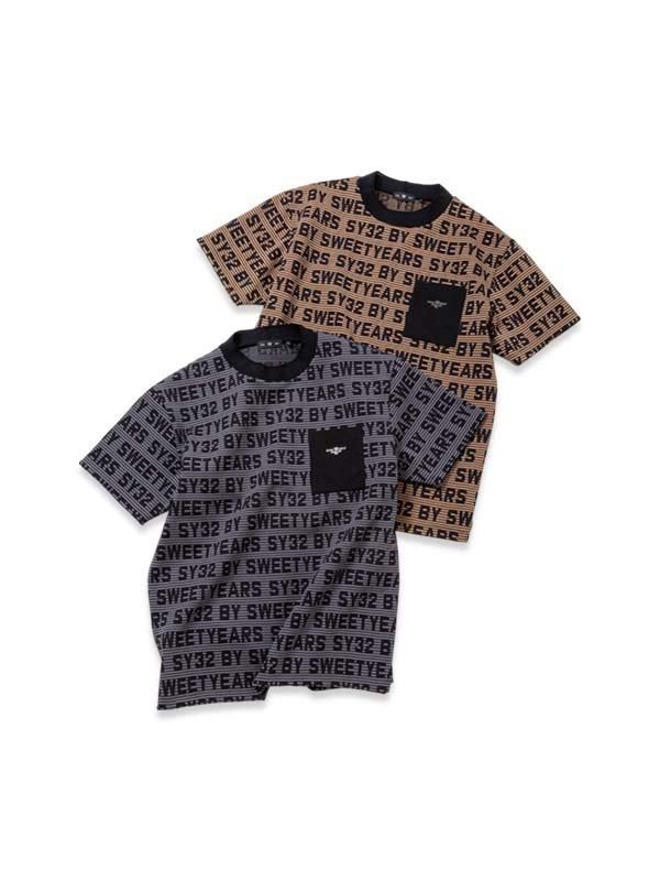 sy32 by sweet years xl マスタード SYG JQ LOGO BORDER MOCK｜MEN'S - 【公式】SY32 by SWEET YEARS