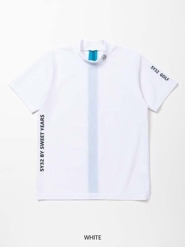【SY32 SWEET YEARS】モックネックシャツ XL ホワイト SY32 SWEET YEARS】モックネックシャツ XL ホワイト