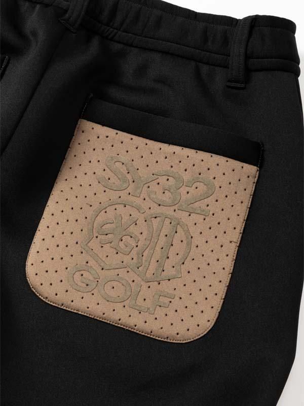 美品　sy32golf カーキ　L size CARDBOARD SIDE LINE PANTS - 【公式】SY32 by SWEET YEARS GOLF