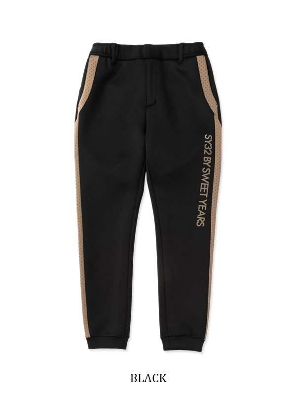 SY32 BY SWEET YEARS ゴルフパンツ ブラウン CARDBOARD SIDE LINE PANTS - 【公式】SY32 by SWEET YEARS GOLF