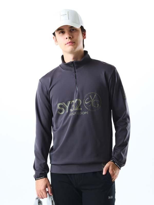 SY32 ゴルフウェア MAT NEO PRENE PULL ZIP SWEAT - 【公式】SY32 by SWEET YEARS