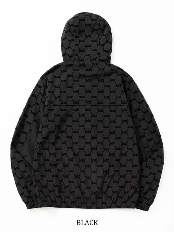 FLOCKY WOVEN STRECH ZIP HOODIE - 【公式】SY32 by SWEET YEARS