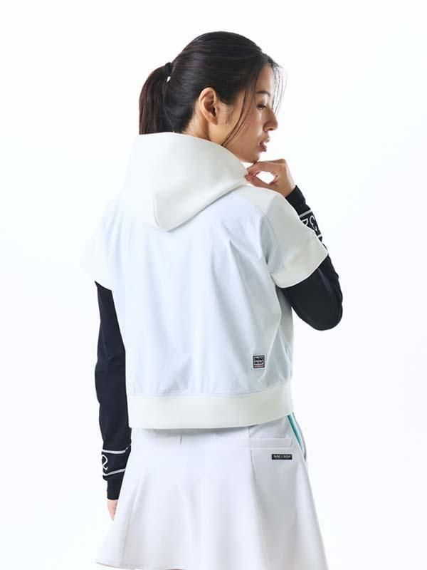 STRETCH MINI SLEEVE HOODIE