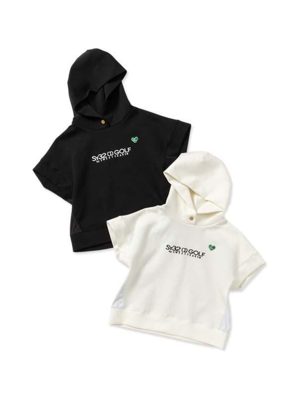 STRETCH MINI SLEEVE HOODIE - 【公式】SY32 by SWEET YEARS