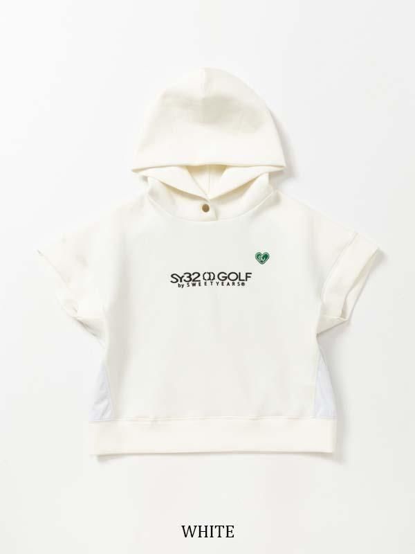 STRETCH MINI SLEEVE HOODIE - 【公式】SY32 by SWEET YEARS