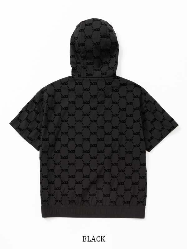 限定値下げSY32 GOLF ブラック ハーフジップセットアップsize M SY32 BY SWEET YEARS GOLF［エスワイサーティトゥバイスウィート