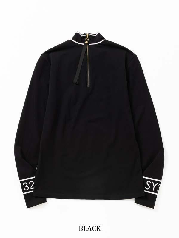 STRETCH FLEECE BACK ZIP L/S MOCK - 【公式】SY32 by SWEET