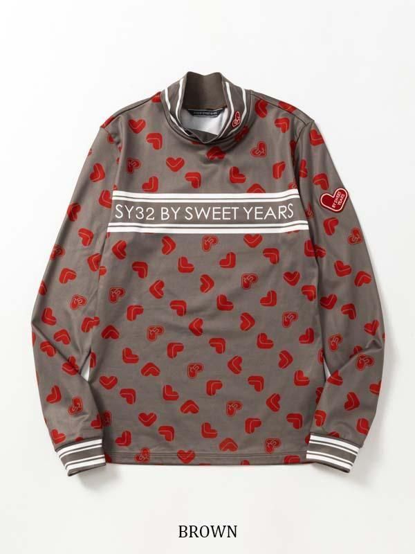 SWEET LOGO PRINTED L/S MOCK - 【公式】SY32 by SWEET YEARS