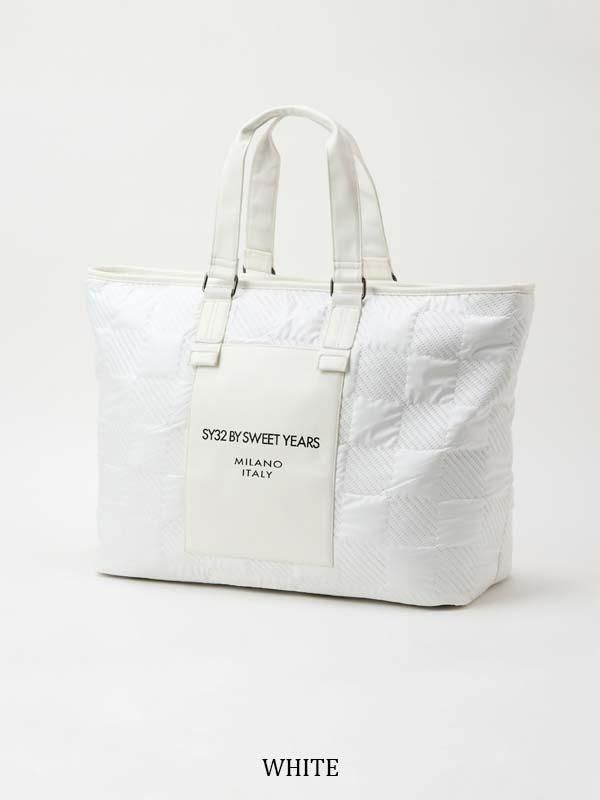 BLOCK EMBOSS LOCKER BAG