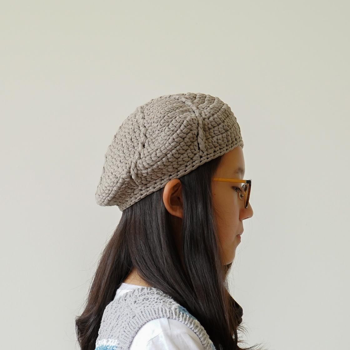 ベレー帽　新品未使用 スパイラルベレー帽 - atelier K'sk Online Store