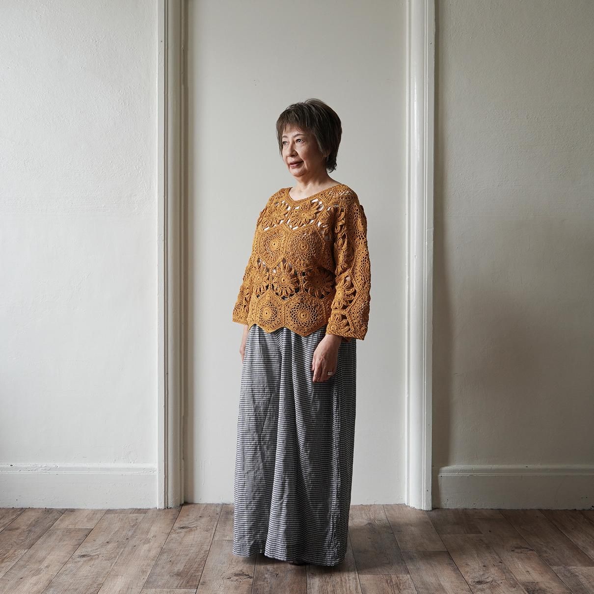 六角モチーフのプルオーバー - atelier K'sk Online Store 六角モチーフのプルオーバー - atelier K'sk Online Store