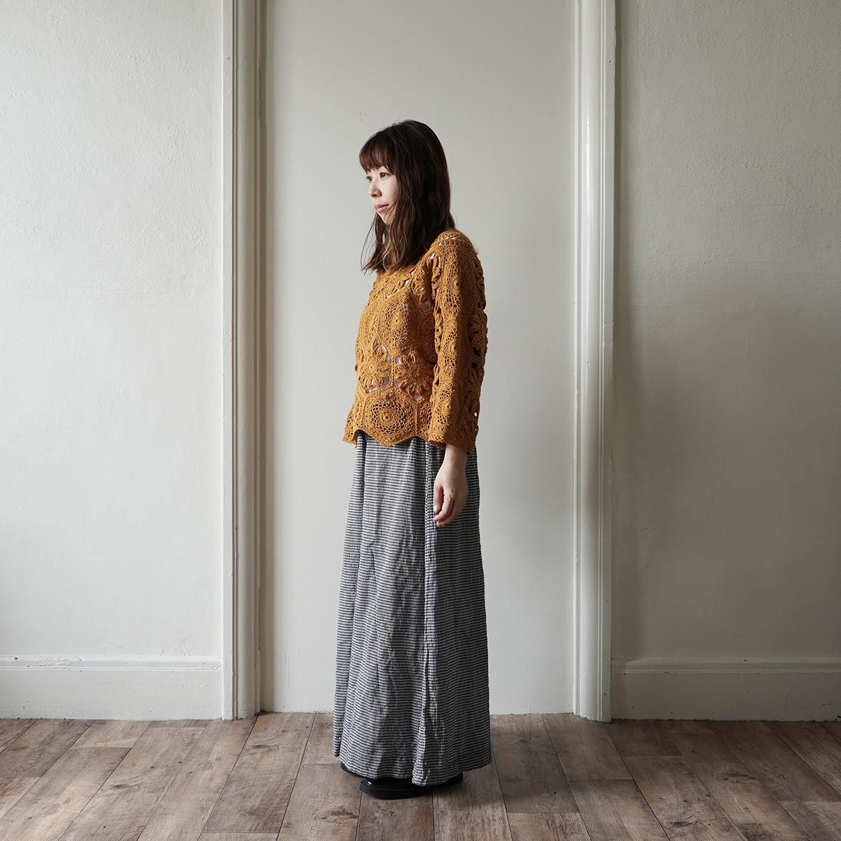 六角モチーフのプルオーバー - atelier K'sk Online Store 六角モチーフのプルオーバー - atelier K'sk Online Store