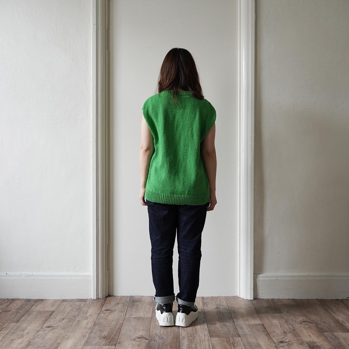 グレースコンチネンタル　アラン編み ロングベスト ケープ グレースコンチネンタル アラン編み ロングベスト ケープ