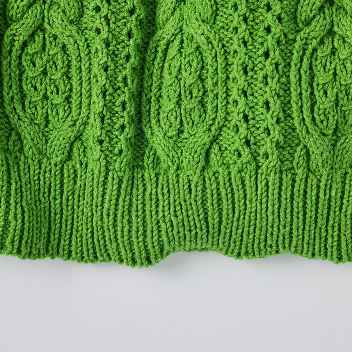 アラン模様のロングベスト - atelier K'sk Online Store