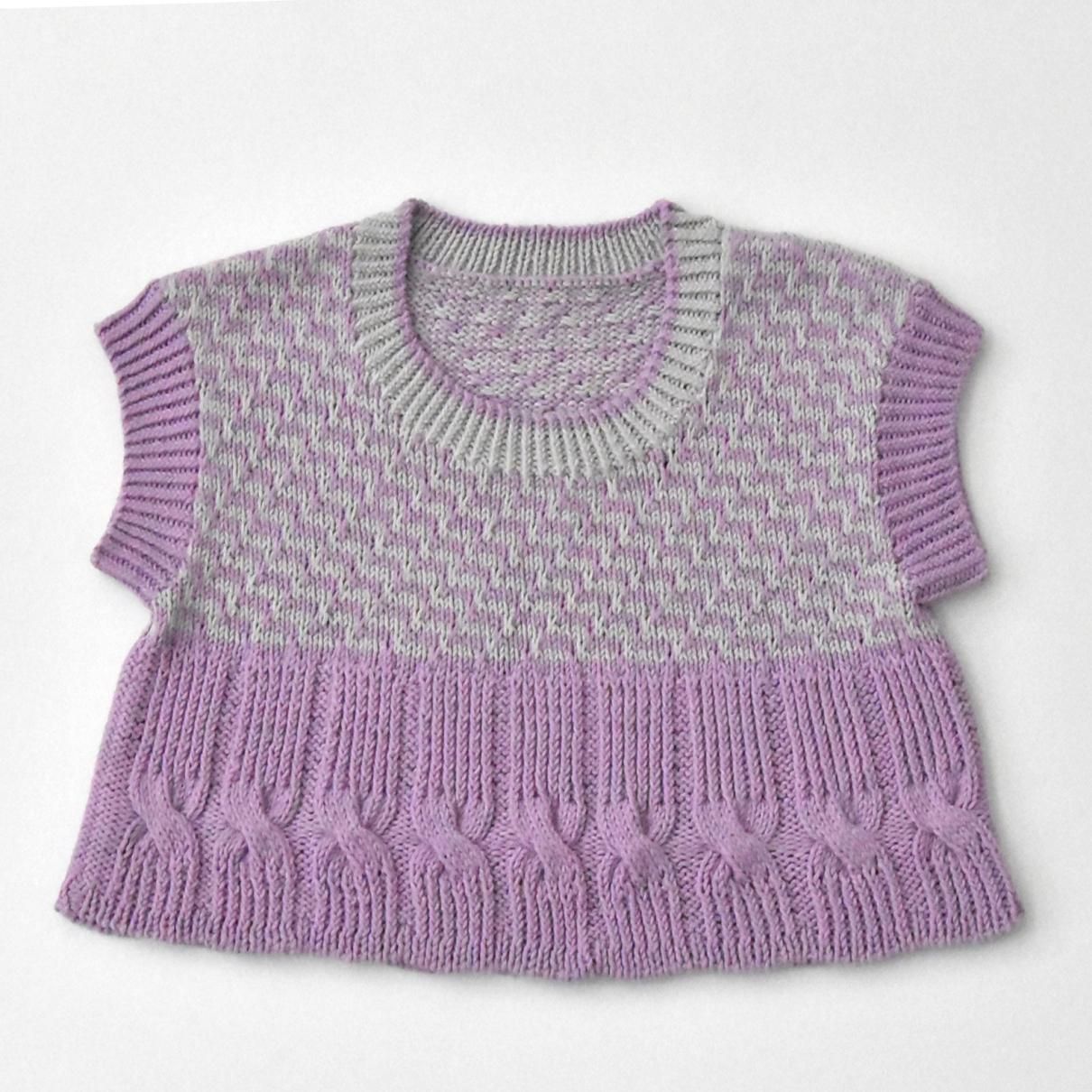 なわ編みのフレンチベスト - atelier K'sk Online Store