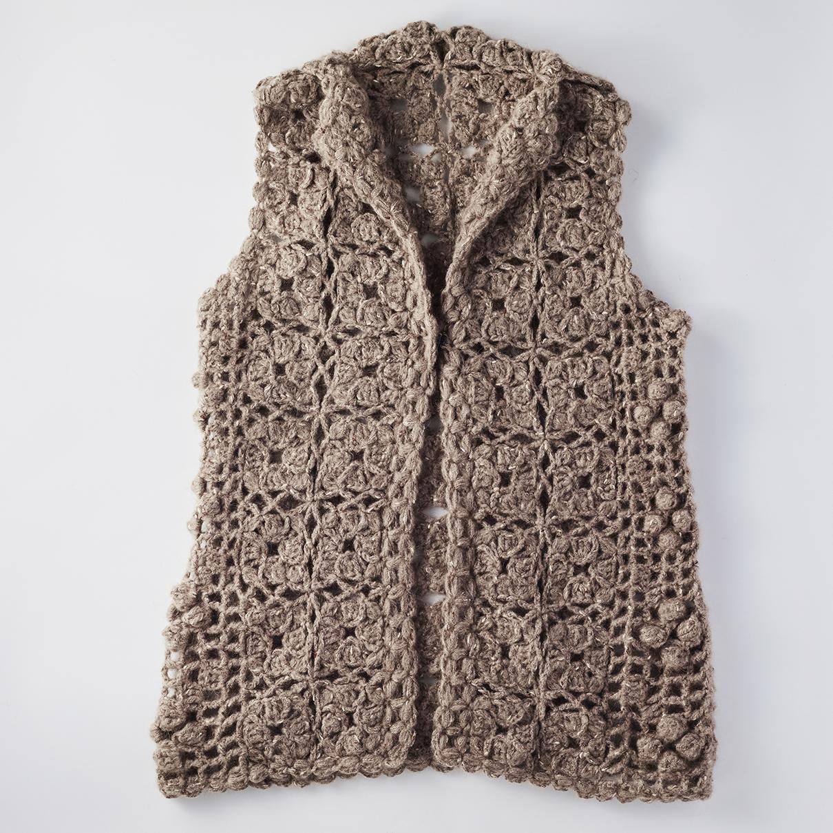 かぎ針のモチーフ風ベスト - atelier K'sk Online Store