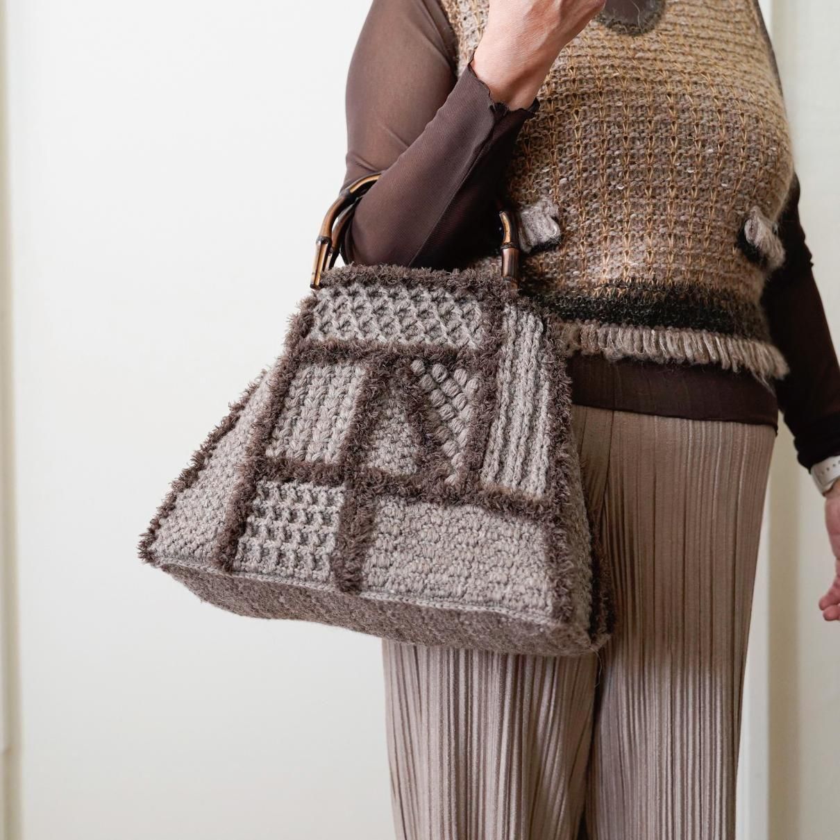 【ハンドメイド】ハンドバッグ バンブー 持ち手　#B323 Amazon | バッグの持ち手 バンブーハンドル 持ち手 DIYバンブー