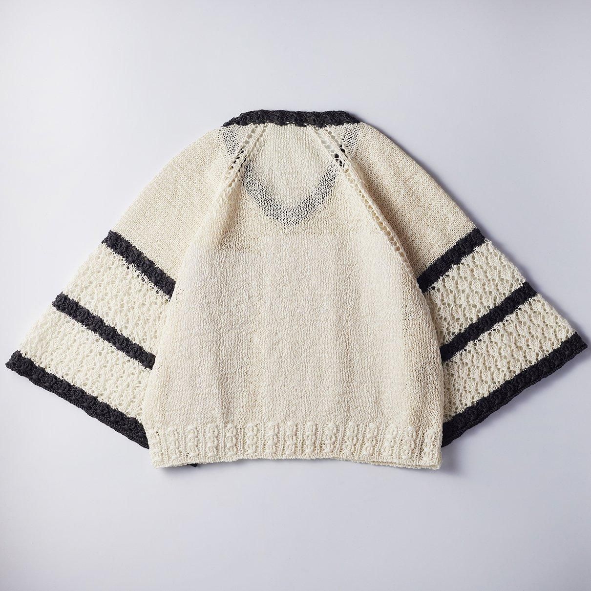 バイカラーフリル袖のプルオーバー - atelier K'sk Online Store