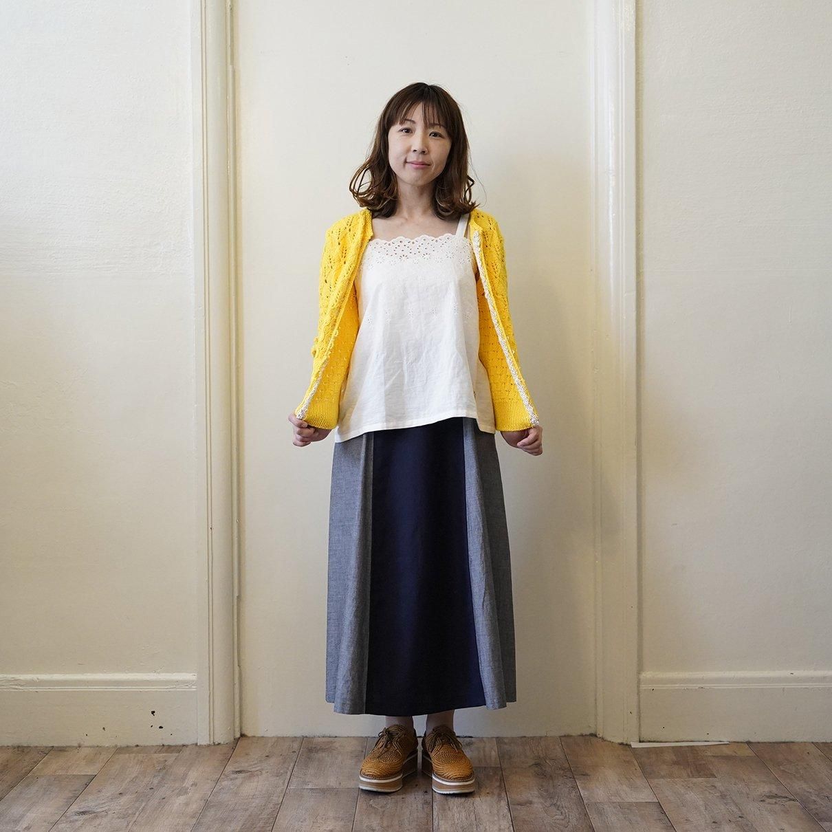 大小すかし柄のカーディガン - atelier K'sk Online Store