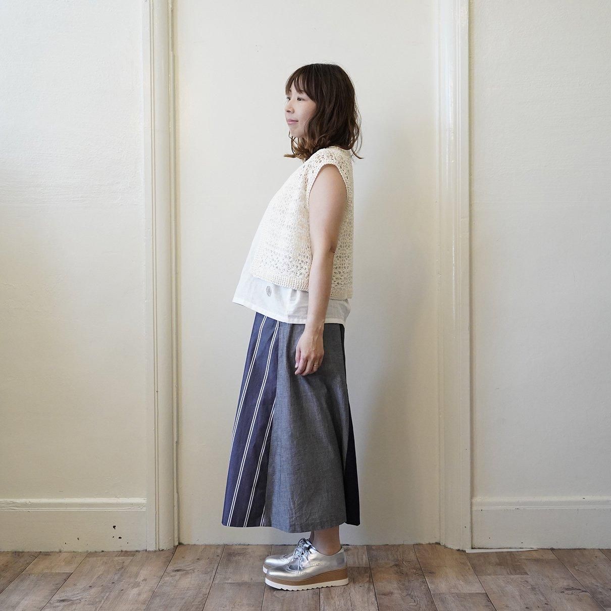 Riberry｜かぎ編みアシンメトリーベスト | Rakuten Fashion(楽天