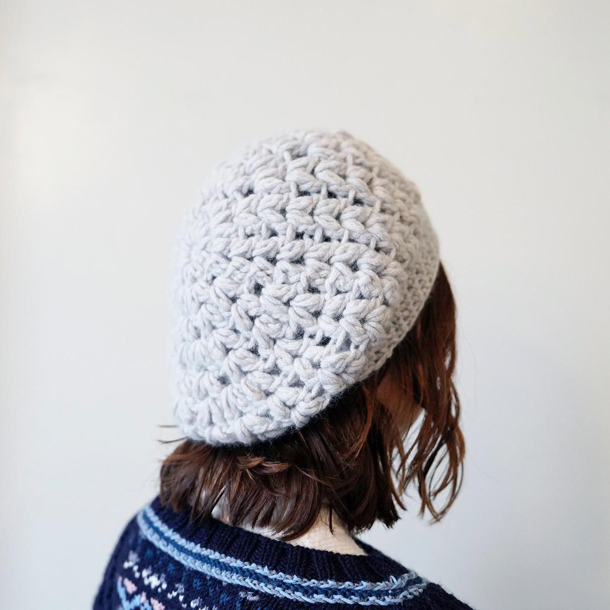 エアリーラクーンのベレー帽 - atelier K'sk Online Store