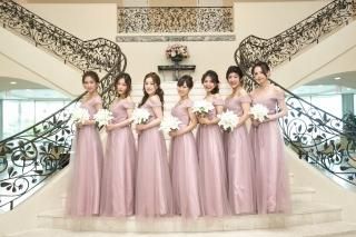 LALs brides Bridesmaid DressPINK
