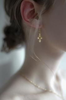 HERMES[NF]ガーネットクロスチャームブレスレット* - RITAM -リタム