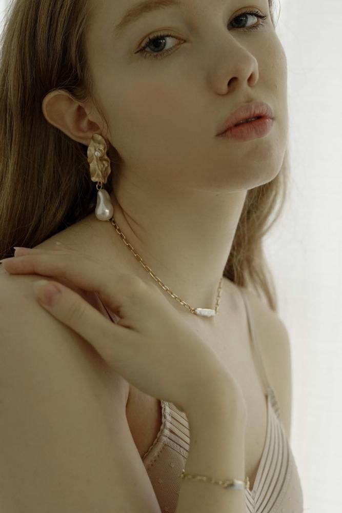 ニュアンスパールピアス