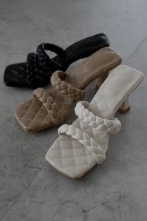Double Braided Sandal<br>[S/M/L][BEIGE/BLACK/WHITE]*