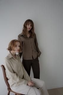 <img class='new_mark_img1' src='https://img.shop-pro.jp/img/new/icons8.gif' style='border:none;display:inline;margin:0px;padding:0px;width:auto;' />Slacks Pants<br>[OFFWHITE/BROWN]*<s><font color="red">8200</s>4920<br>40%OFF</font>