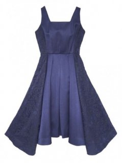<img class='new_mark_img1' src='https://img.shop-pro.jp/img/new/icons38.gif' style='border:none;display:inline;margin:0px;padding:0px;width:auto;' />double satin side lathe dress<br>[S][サンプル品]