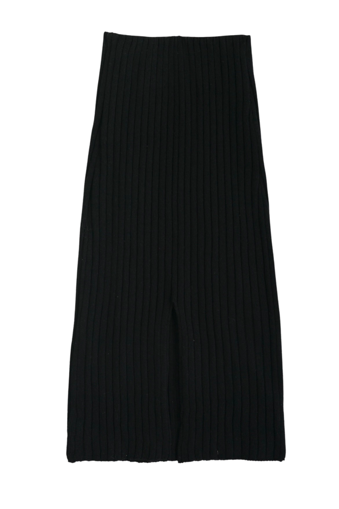 Wool Mix Knit Skirt[BEIGE/BLACK] - RITAM -リタム- ◇15,000円以上お