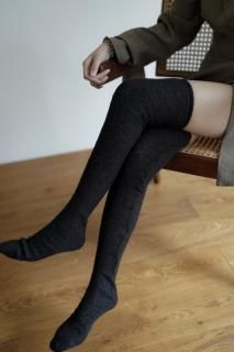 <img class='new_mark_img1' src='https://img.shop-pro.jp/img/new/icons8.gif' style='border:none;display:inline;margin:0px;padding:0px;width:auto;' />Wool Mohair Mix Socks<br>[BLACK/DARKGRAY]