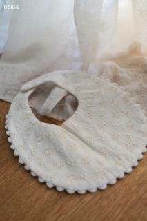 Flower Baby Bibs[BEIGE]