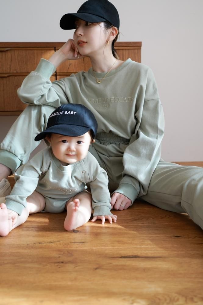 MARQUE Baby Rough Style Baby Rompers[73cm/80cm][OFFWHITE