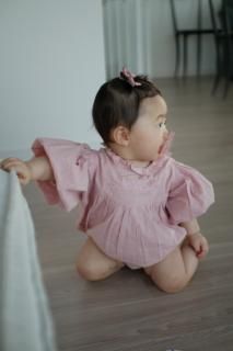 <img class='new_mark_img1' src='https://img.shop-pro.jp/img/new/icons8.gif' style='border:none;display:inline;margin:0px;padding:0px;width:auto;' />Retro Flower Rompers <br>[0-6][PINK]