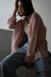 <img class='new_mark_img1' src='https://img.shop-pro.jp/img/new/icons8.gif' style='border:none;display:inline;margin:0px;padding:0px;width:auto;' />Sheer Shirt<br>[PINK/GREEN]