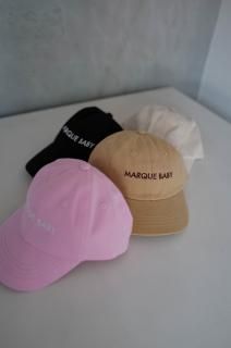 MARQUE Baby Logo Baby Cap [IVORY/BLACK/PINK/BEIGE]