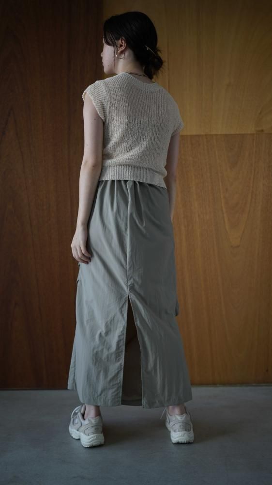 MAIKO SANOMARQUE Nylon Long Skirt